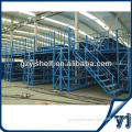 Multi-layers warehouse storage steel mezzanine floor rack, warehouse pallet racking system